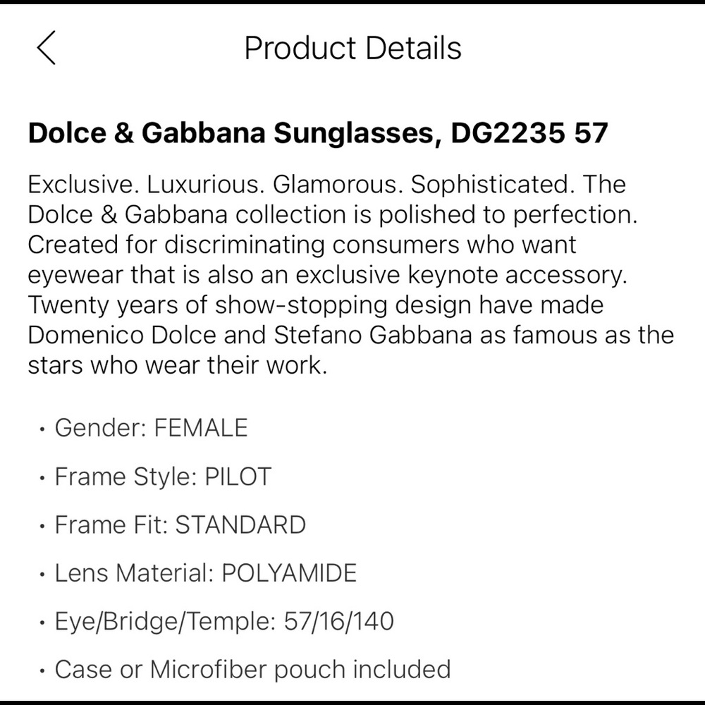 Authentic Dolce & Gabbana Sunglasses.Made in Italy - Picture 13 of 14